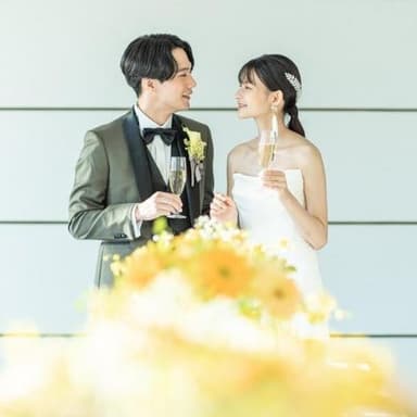 雨でも絶景チャペル♪